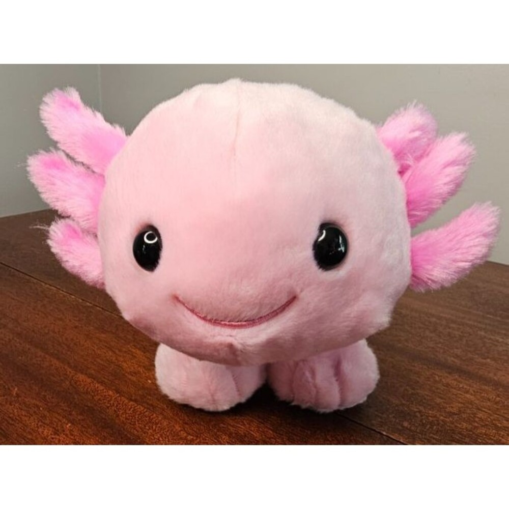 Pink Axolotl Build a Bear BAB Workshop Plush 18" Long Stuffed Animal No Tag